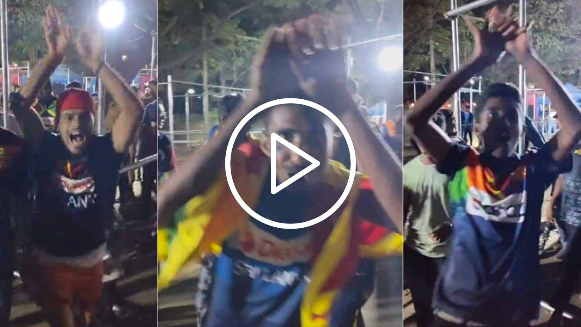 [Watch] Sri Lankan Fans Mock Bangladesh With Naagin Celebration